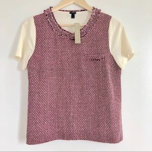 NWT J. Crew Tweed Shirt
